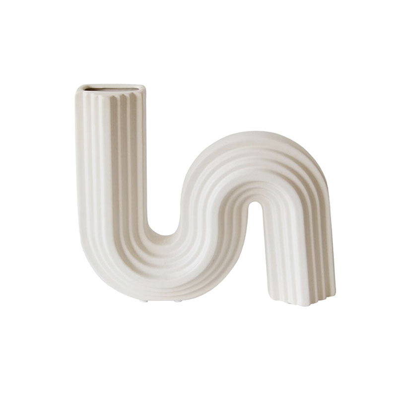 Xenia Ceramic Shaped Vase