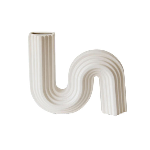 Xenia Ceramic Shaped Vase