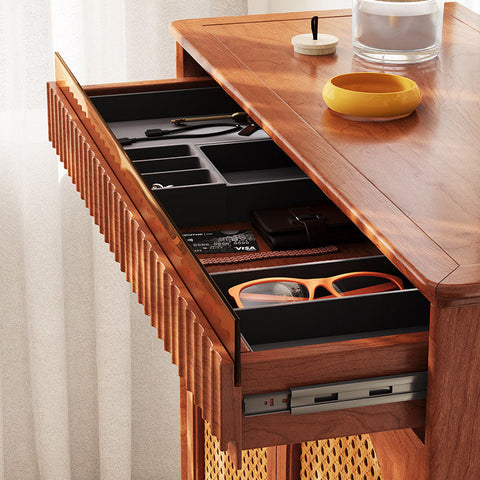 Levy Shoe Storage, Rattan