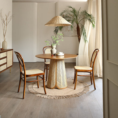 Maya Dining Table, Rattan