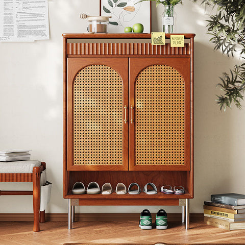 Levy Shoe Storage, Rattan