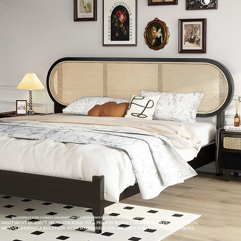 Barbara Queen Size, King Size, Super King Size Bed, Rattan