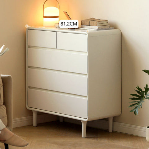 Lance Cabinet, White & Wood