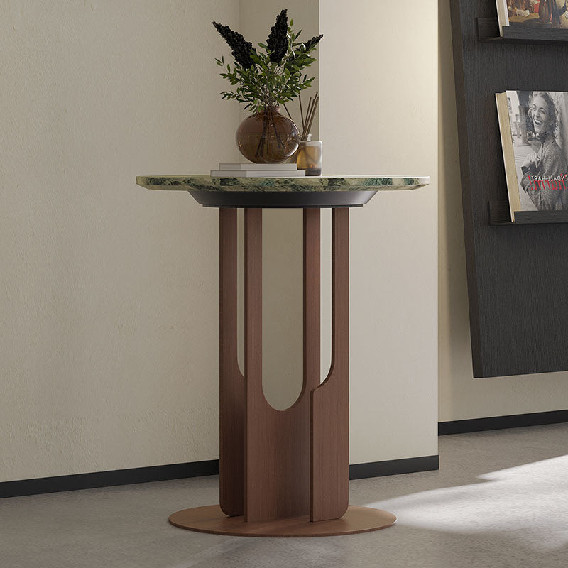 Rory Side Table With Marble Top