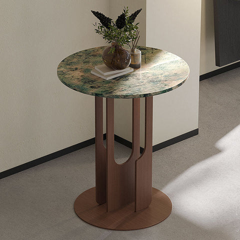 Rory Side Table With Marble Top