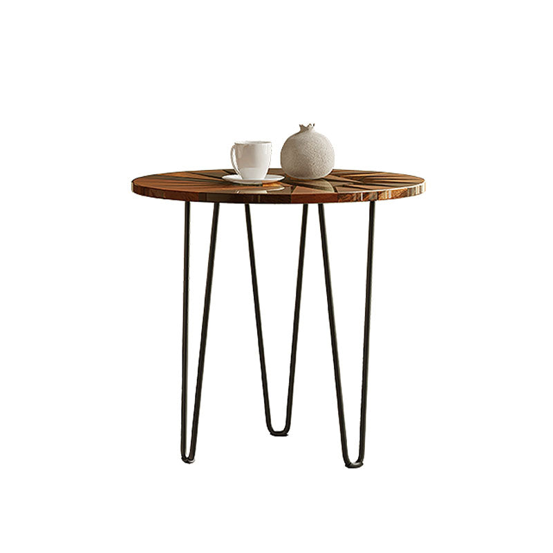 Morris Side Table, Walnut & Carbon Steel
