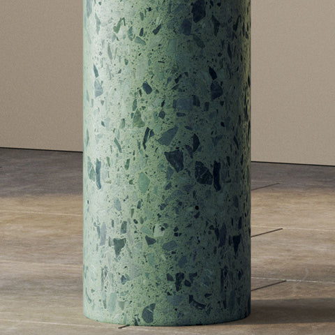 Henrietta Side Table, Stainless Steel & Marble