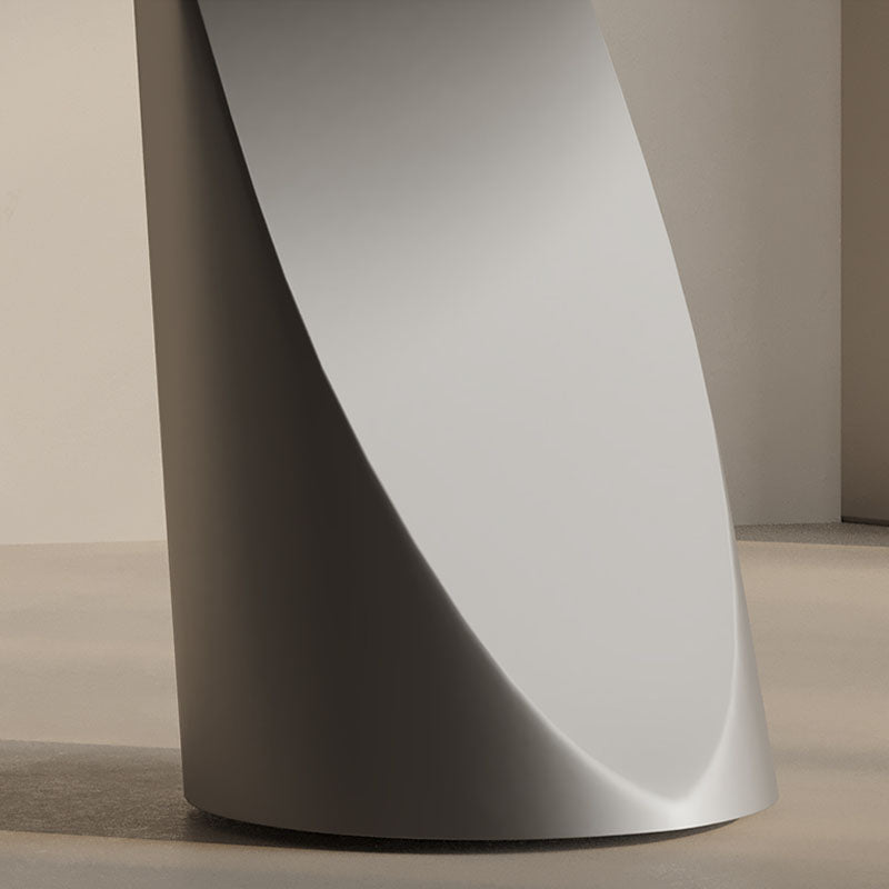 Lorna Side Table, Stainless Steel & Sintered Stone