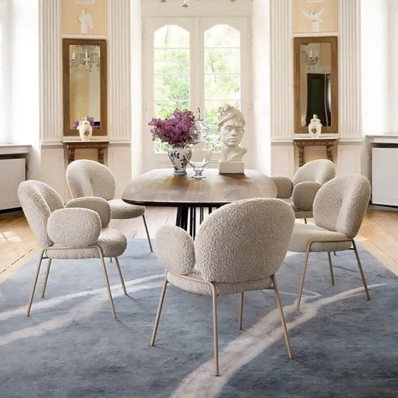 Horatio Dining Chair, Boucle