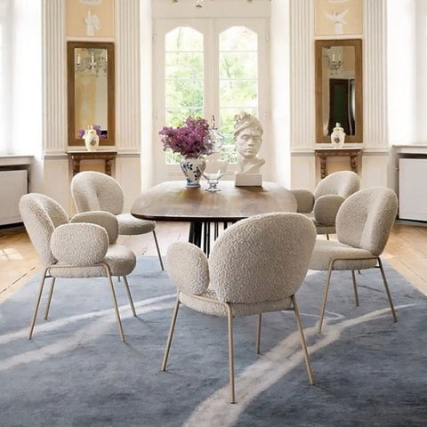 Horatio Dining Chair, Boucle