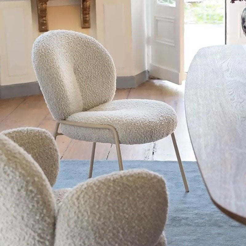 Horatio Dining Chair, Boucle
