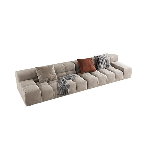Grant Four Seater Sofa, Grey Velvet