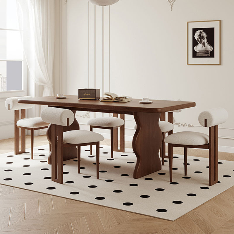 Gavin Dining Table, Walnut & Ash Wood