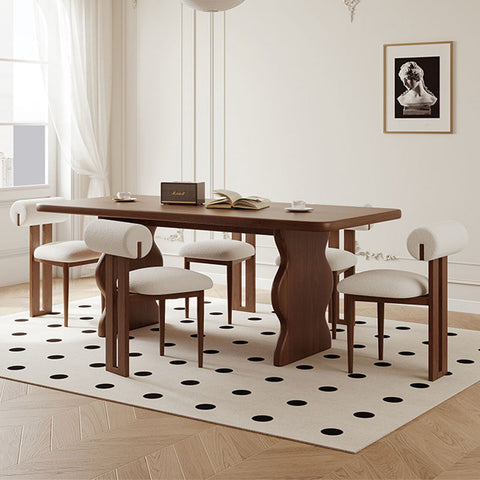 Gavin Dining Table, Walnut & Ash Wood
