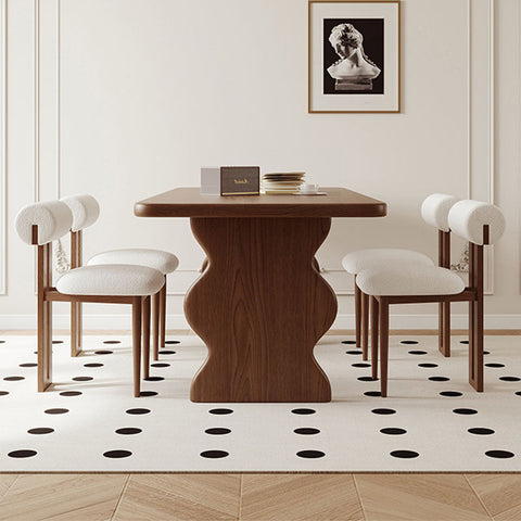 Gavin Dining Table, Walnut & Ash Wood