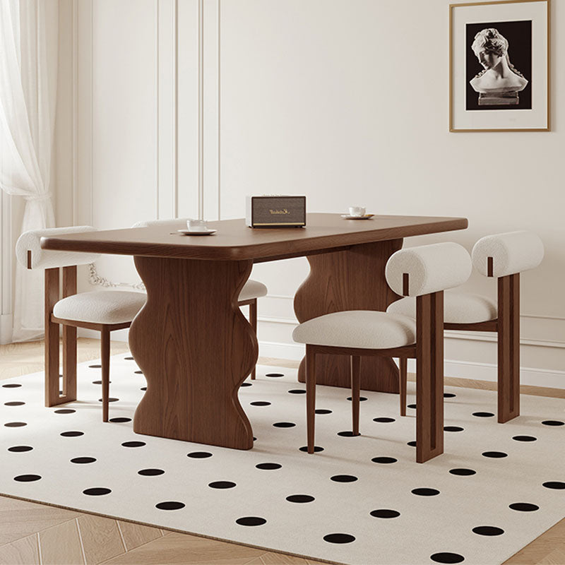 Gavin Dining Table, Walnut & Ash Wood