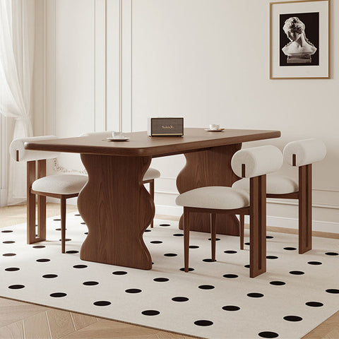 Gavin Dining Table, Walnut & Ash Wood