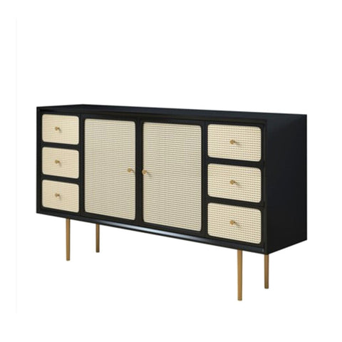 Babs Rattan Sideboard with Drawers, Wood