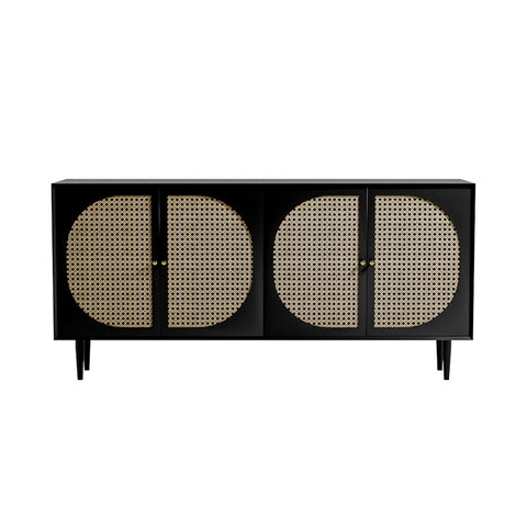 Debby Rattan Sideboard, Black