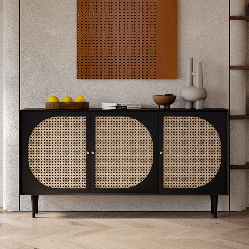 Debby Rattan Sideboard, Black