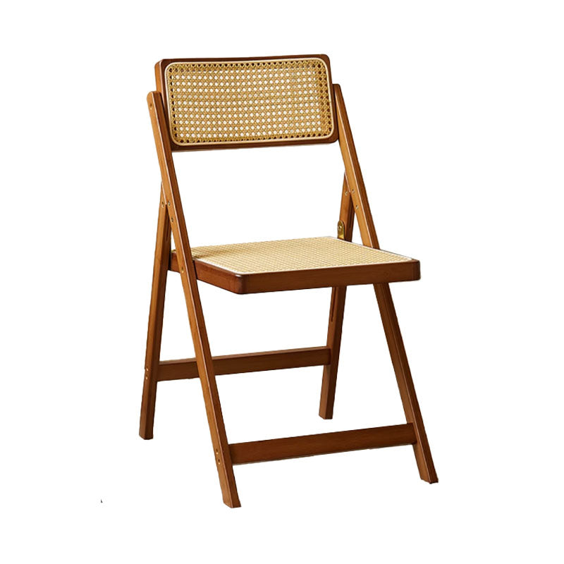 Sharon Foldable Rattan Dining Chair, Bamboo