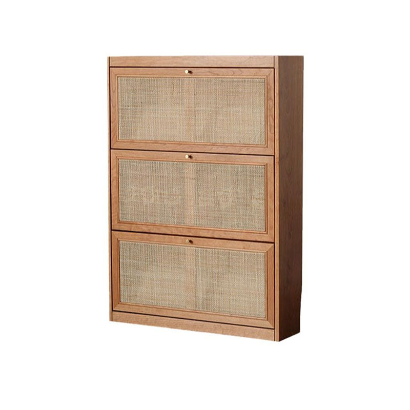 H14 Dex Rattan Shoe Storage With Drawer