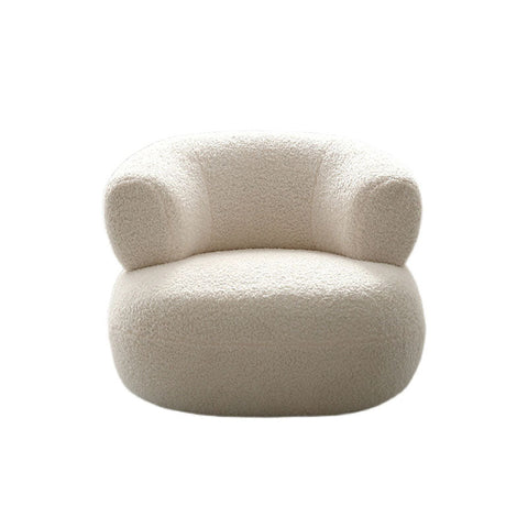 Deirdre Armchair, White Boucle