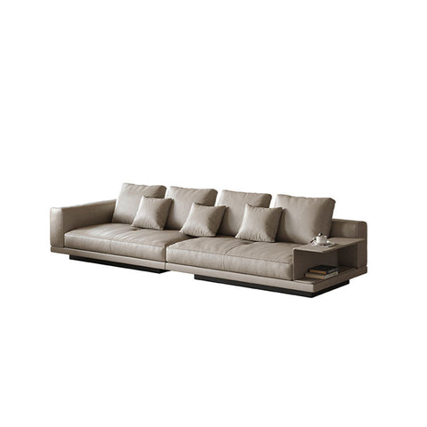 Gail Three Seater, Four Seater Sofa With Storage, Real Leather