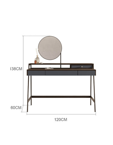 Glazier Dressing Table with Mirror