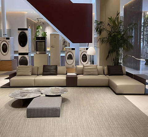 Myers Five Seater Corner Sofa, With Storage, L Shape Modular Sofa