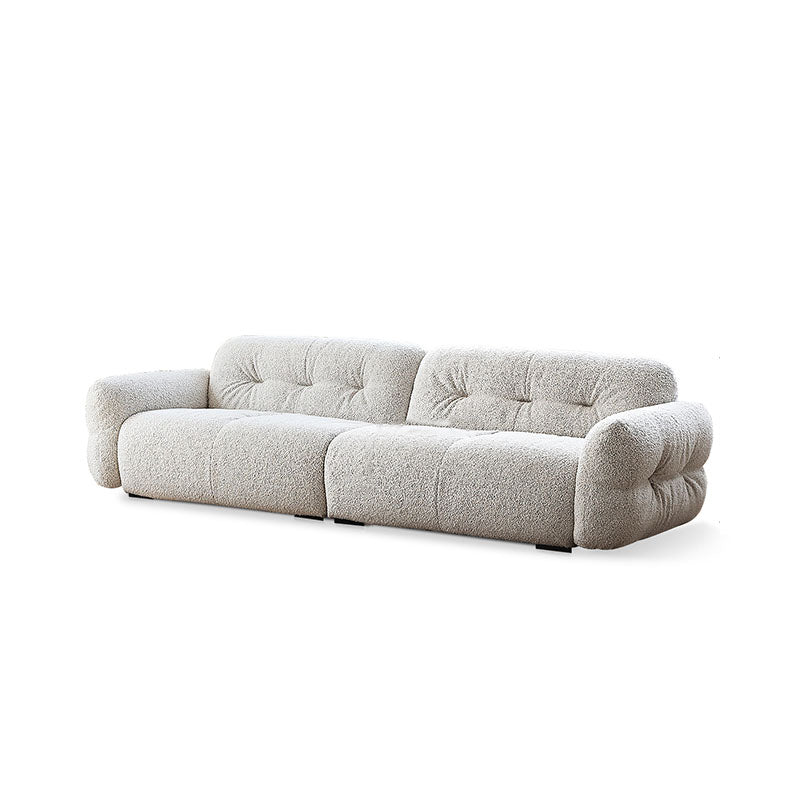 Hilda Two Seater,Three Seater Sofa, Boucle, Off White
