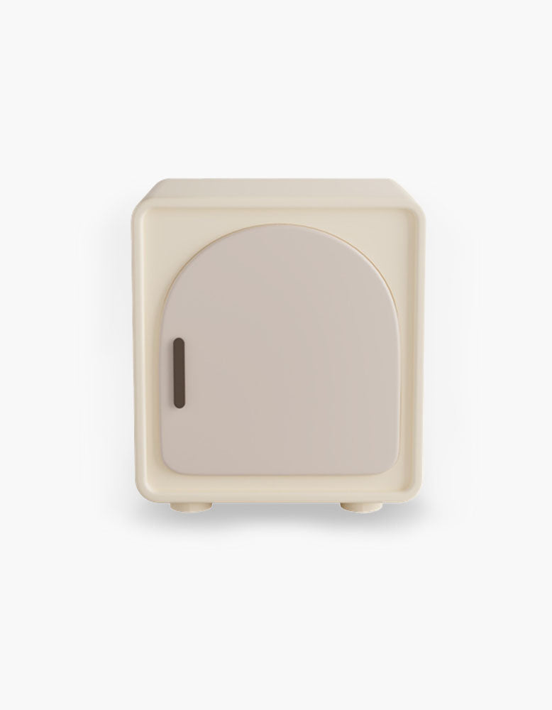 Sunset Serenade Bedside Table, White｜ DC Concept
