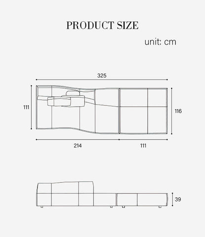 Guzman Three Seater, Four Seater Corner Sofa, Curved Sofa
