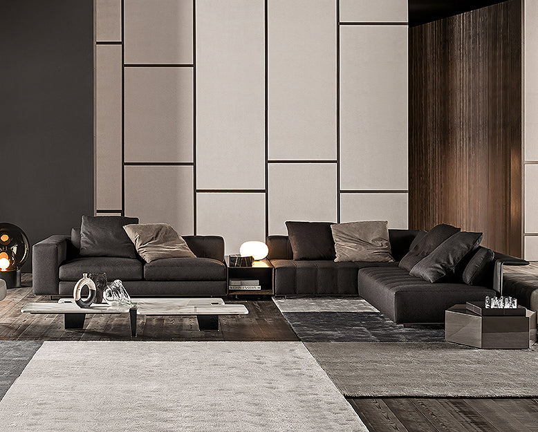Yamamoto Three Seater, Four Seater, Four Seater Corner Sofa, Real Leather