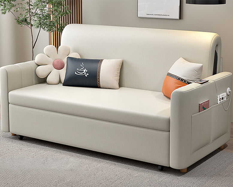 Patel Single Sofa Bed, Two Seater Sofa Bed, Leathaire, More Colours