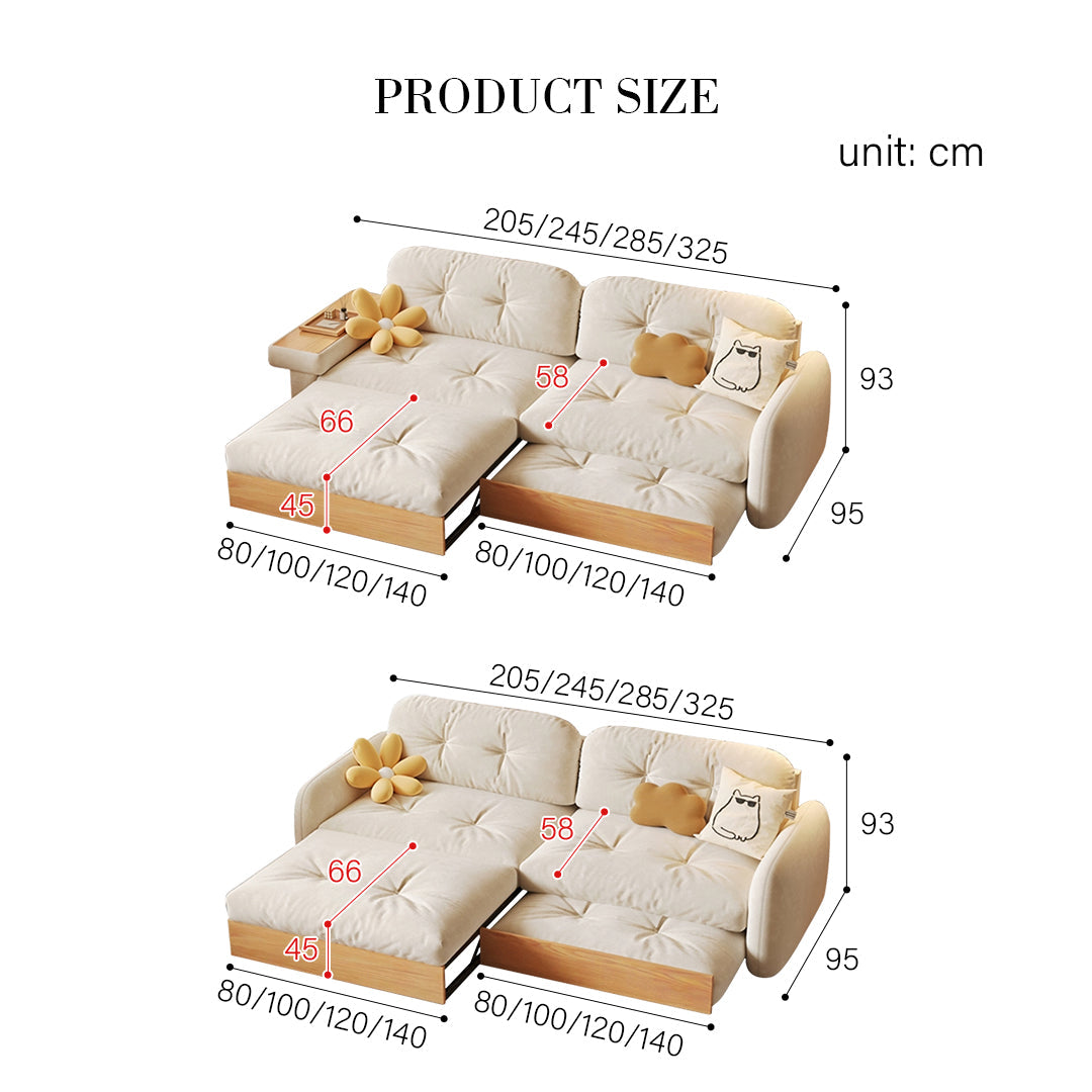 Caballero Three Seater Corner Sofa Bed, Three Seater Sofa, Leathaire