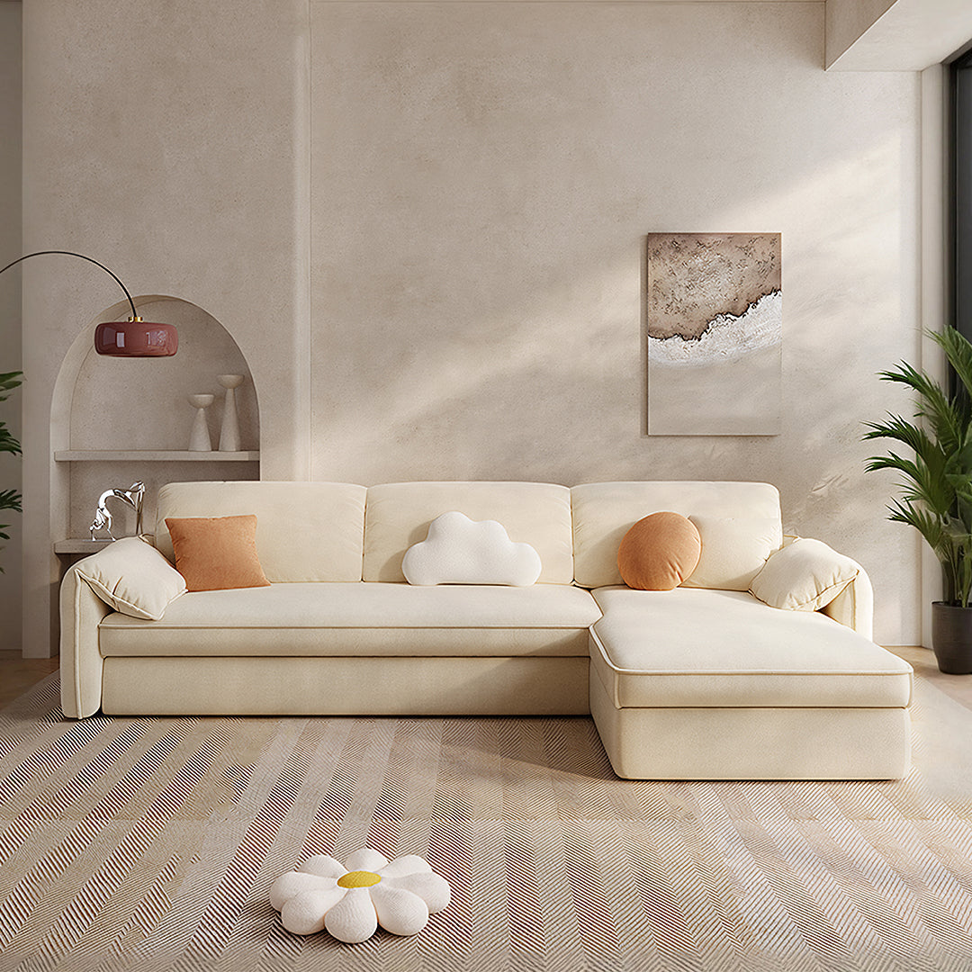 Bhatnagar Three Seater Corner Sofa Bed With Storage