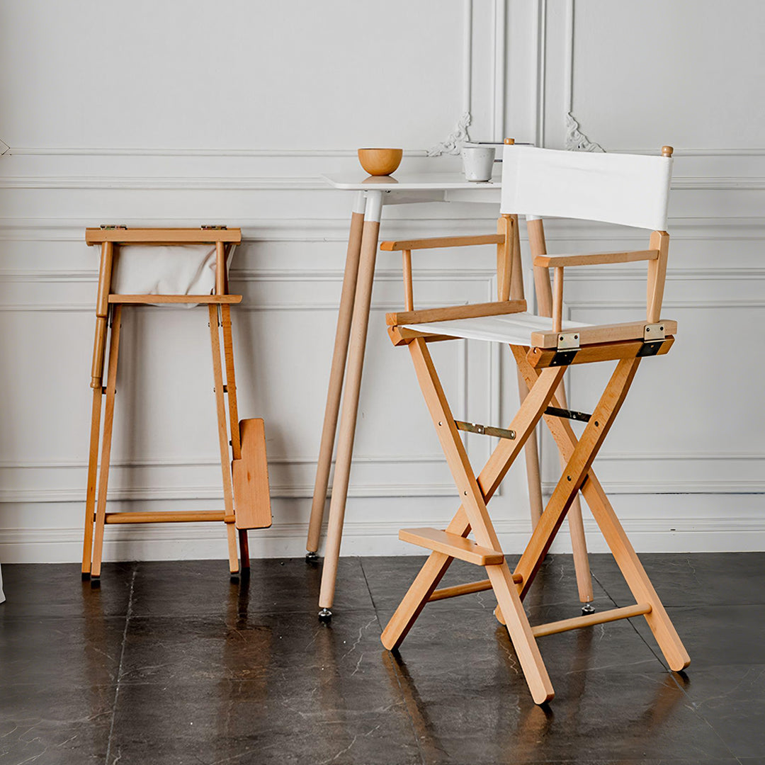 Rivas Foldable Bar Stool, Canvas