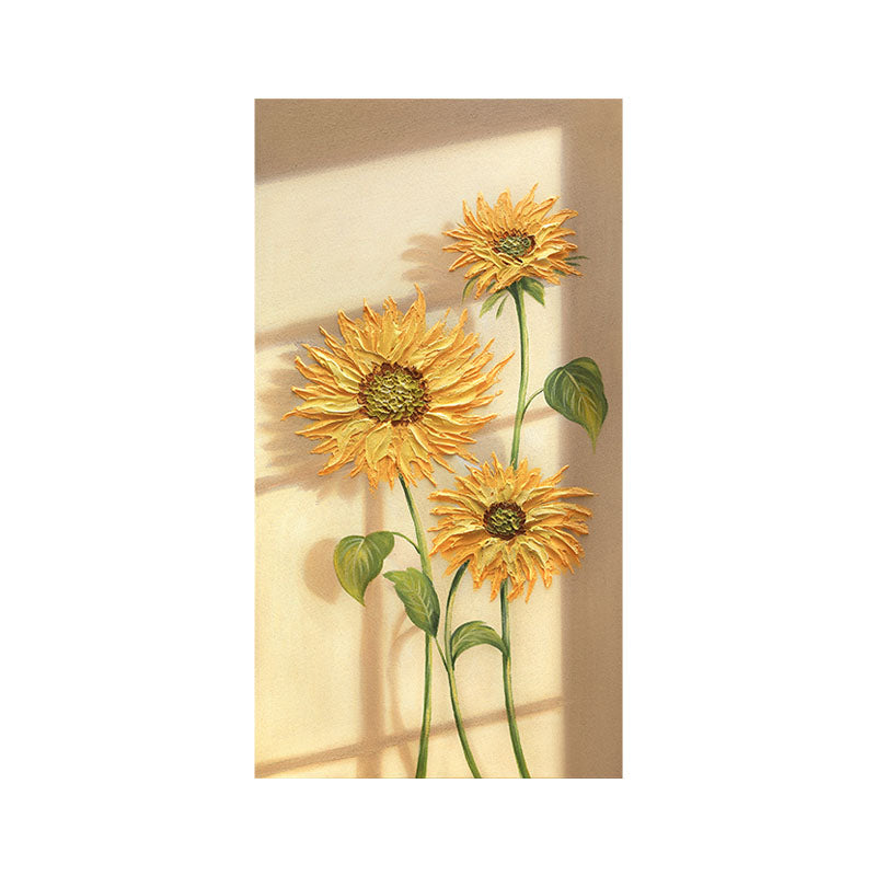 Sunflowers Leaves Framed Wall Art Print Multiple Size