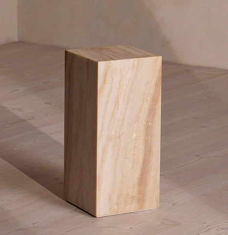 Vega Plinth/Side Table, Marble