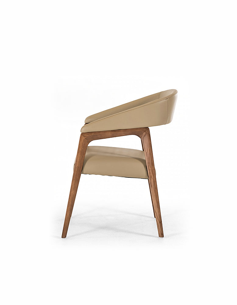 Murcell Matching Dining Chair, Leather Or Linen
