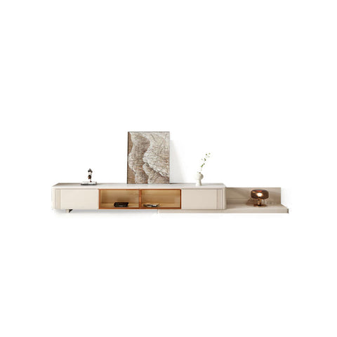 Cenhelm Nesting Coffee Table Set, Cream And Black