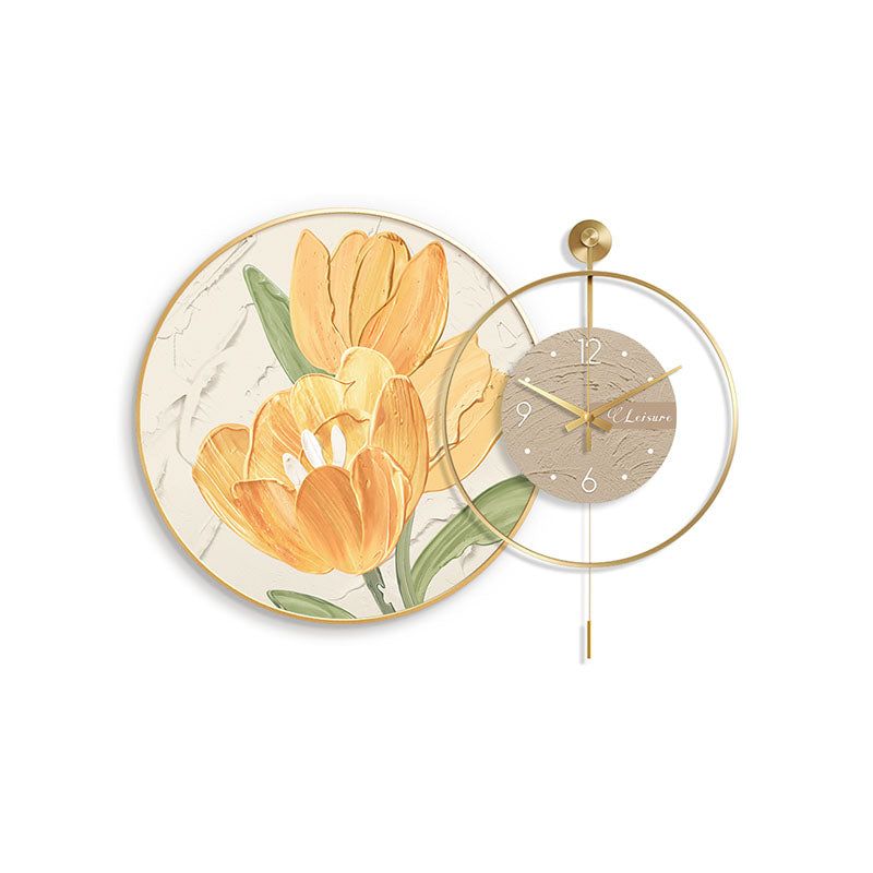 Cici Creative Decorative Tulip Clock