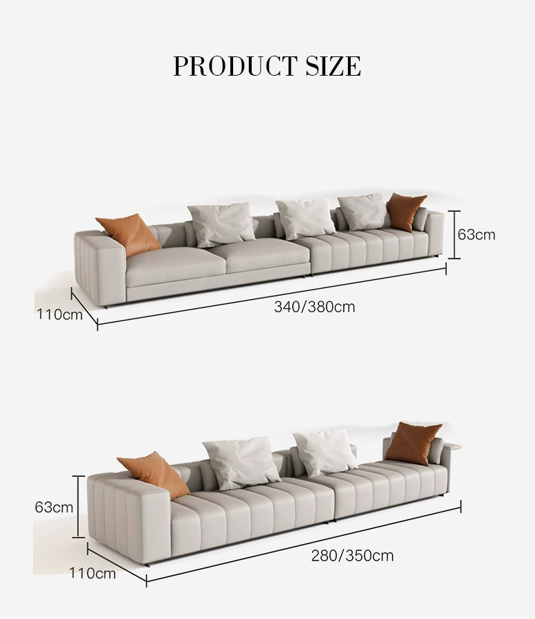 Yamamoto Three Seater, Four Seater, Four Seater Corner Sofa, Real Leather