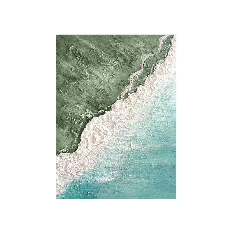 White Coastline Framed Wall Art Print Multiple Size