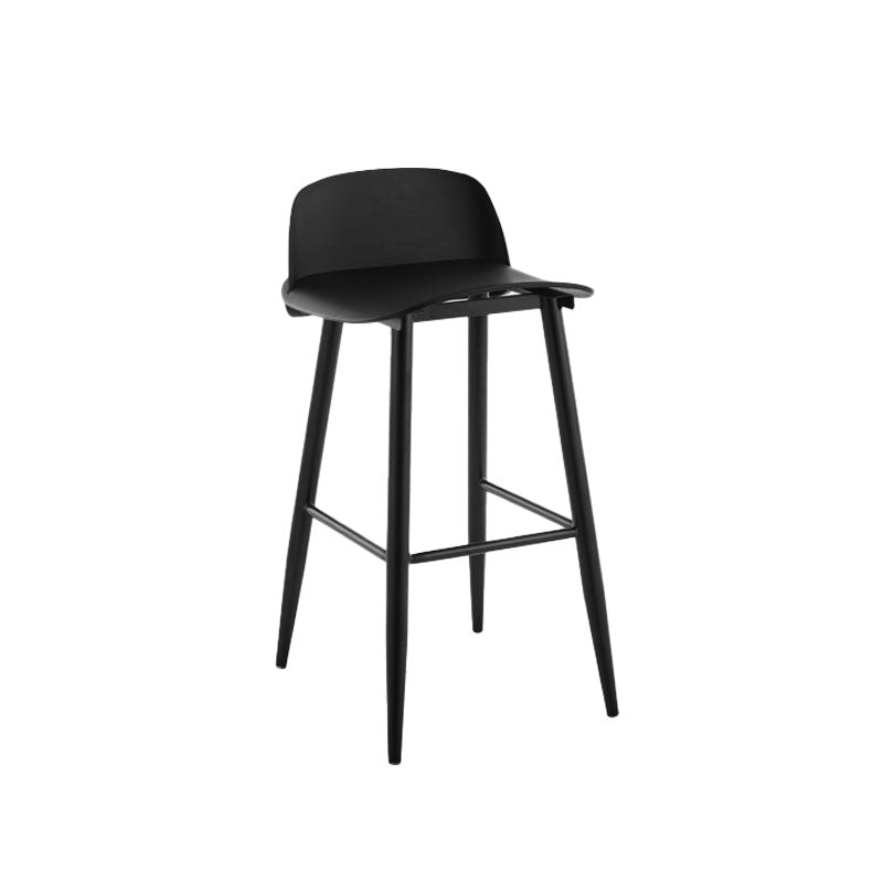 Yves Nordic Bar Stool, Woonden Leg