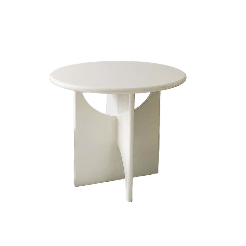 Alen Round Dining Table, White