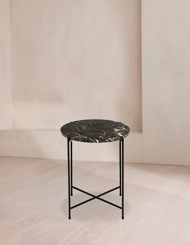 Omojuwa Round Side Table, Marble