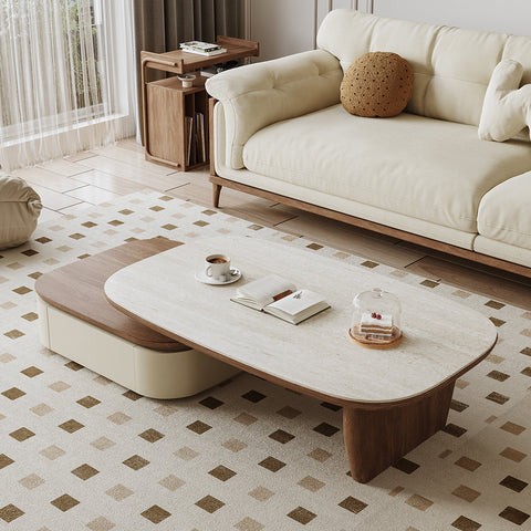 Elbaz Extendable Coffee Table Set With Storage