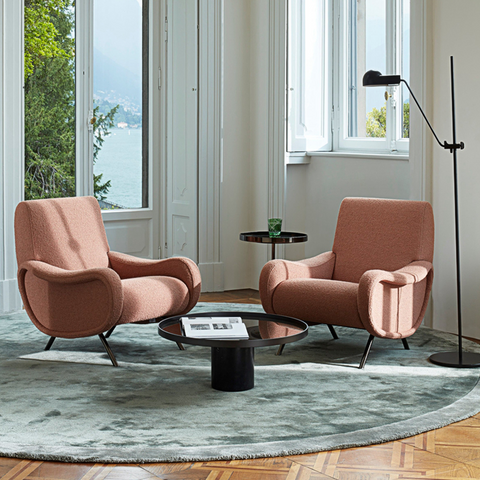 Georgios Lounge Chairs/ Armchair, Linen